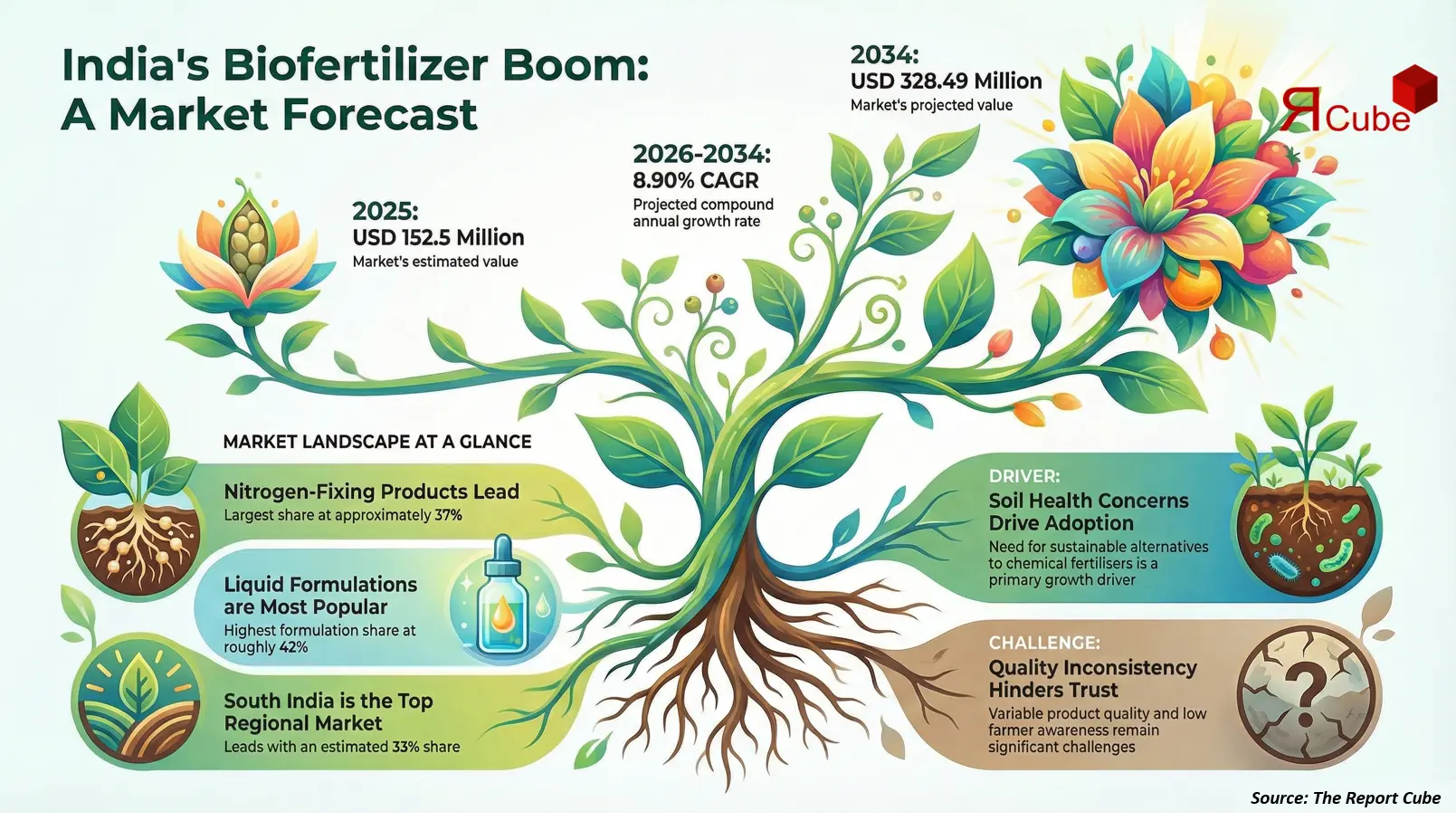 India Biofertilizers Market Report and Forecast 2026–2034