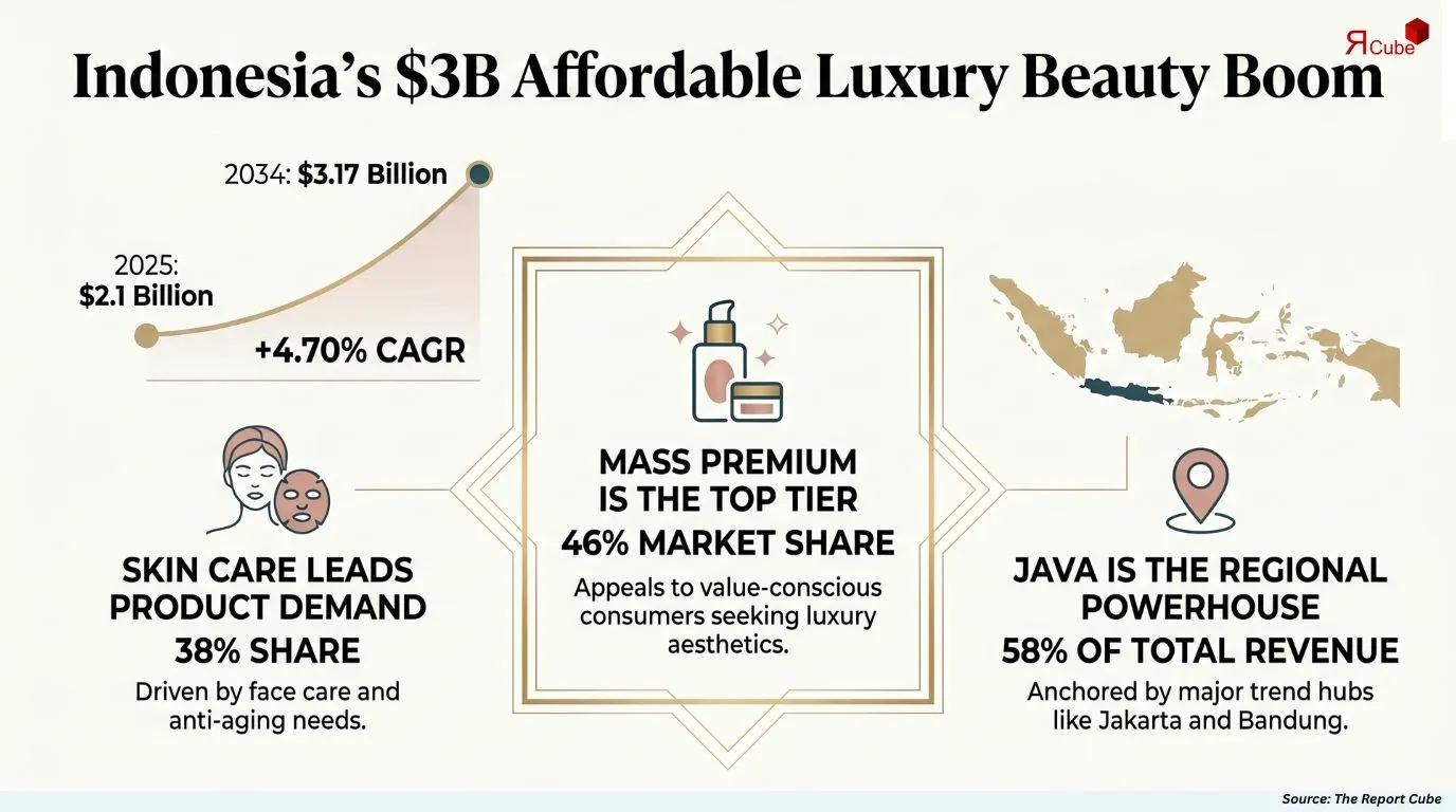 Indonesia Affordable Luxury Beauty Products Market Report