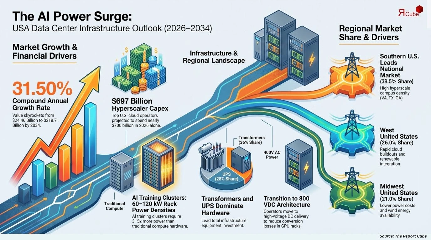 USA AI Data Center Power Infrastructure Market Report