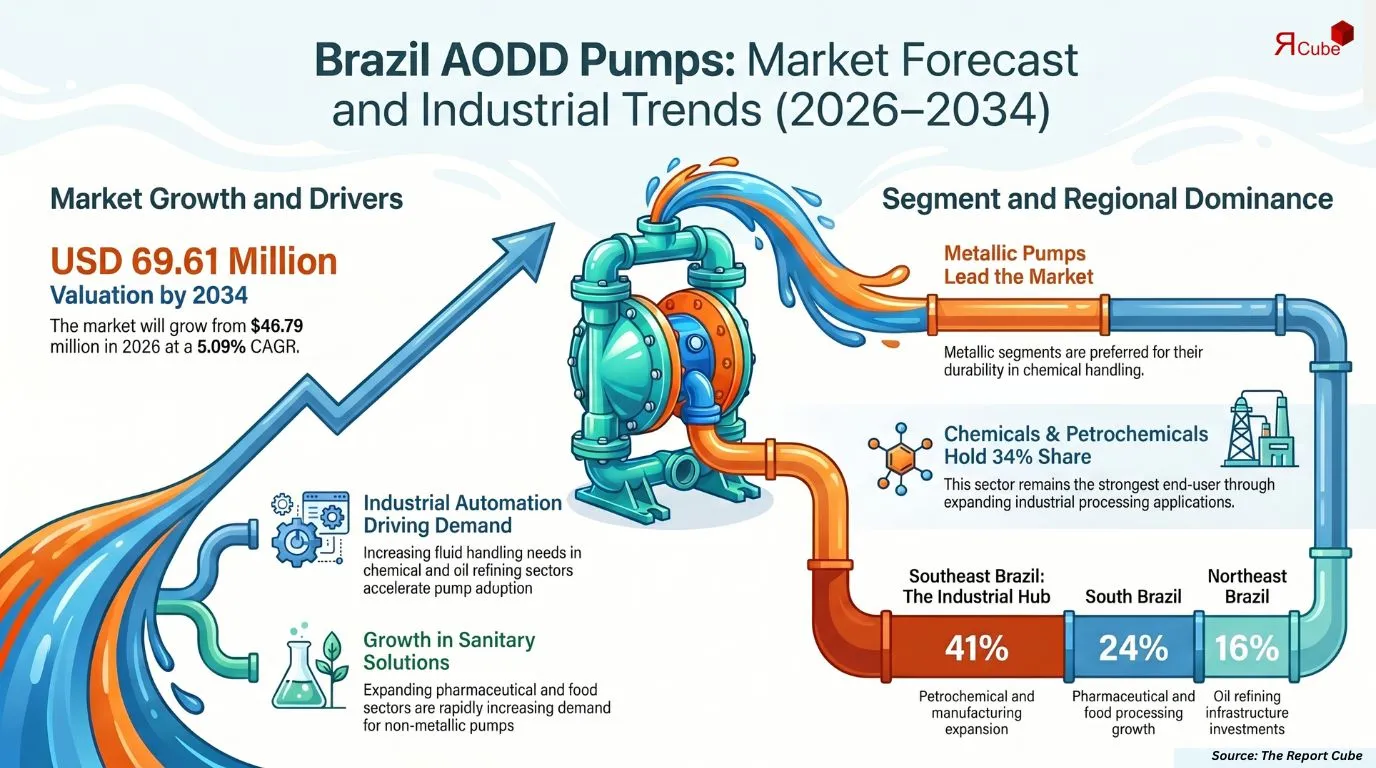 Brazil Air Operated Double Diaphragm Pumps Market Report