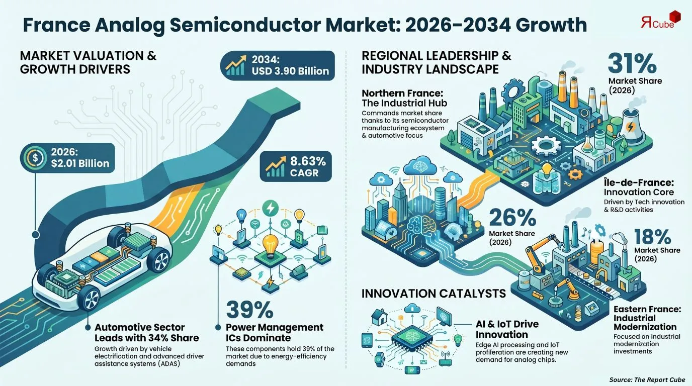 France Analog Semiconductor Market Report and Forecast 2026-2034