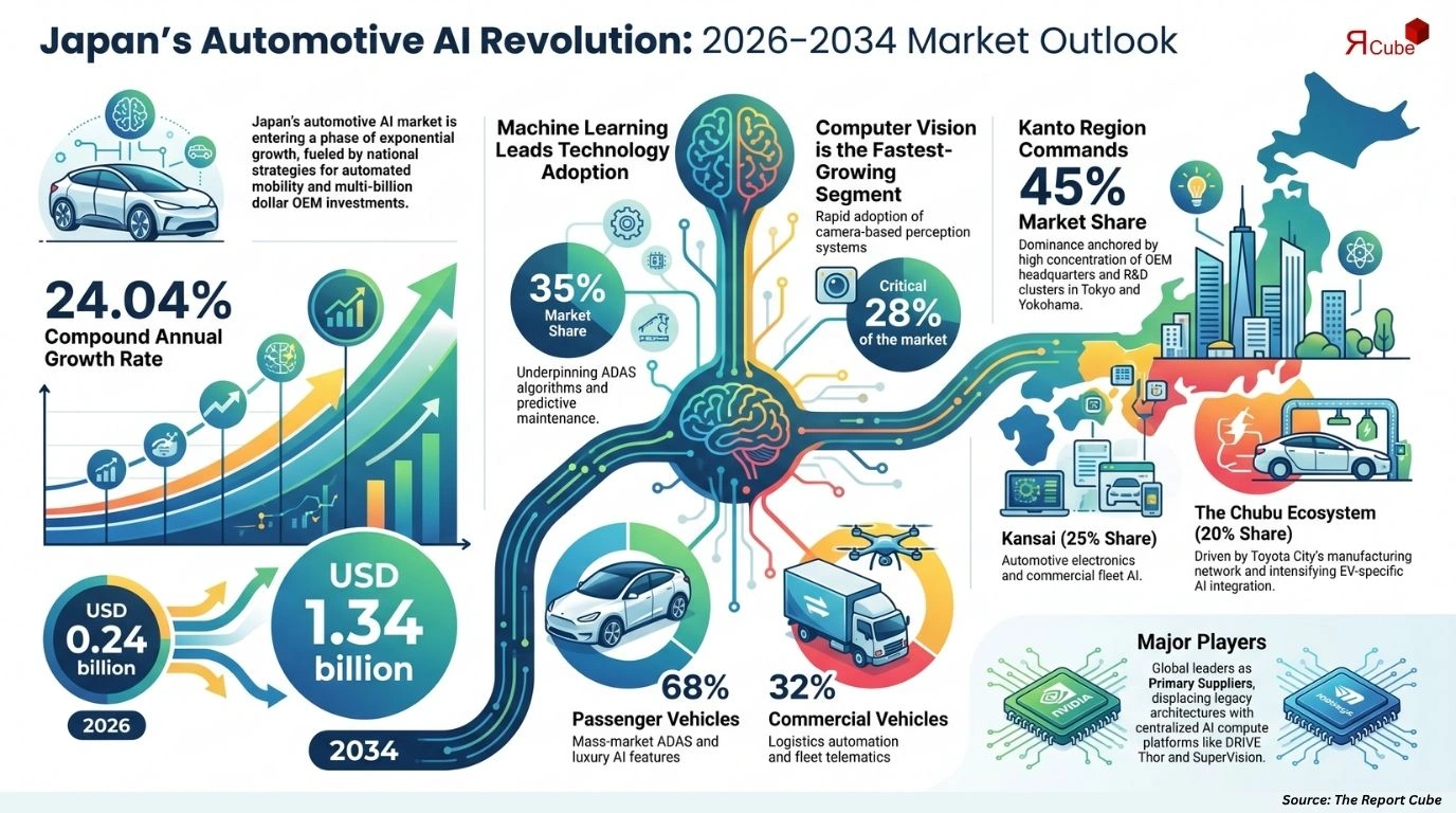 Japan Automotive Artificial Intelligence Market Size