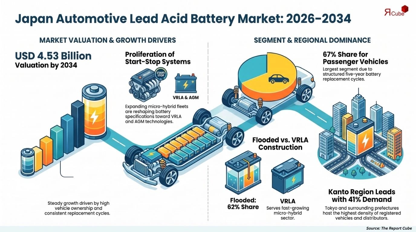 Japan Automotive Lead Acid Battery Market Size