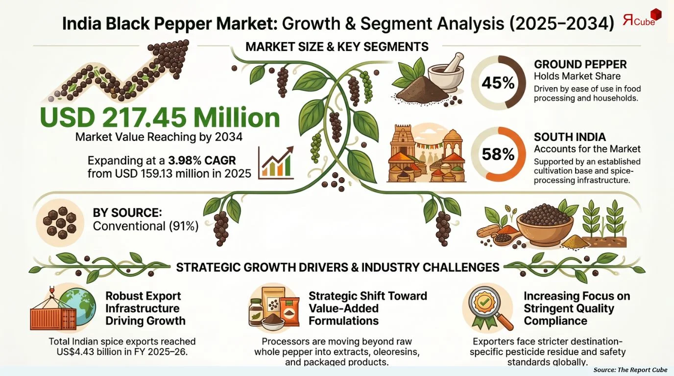 India Black Pepper Market Size