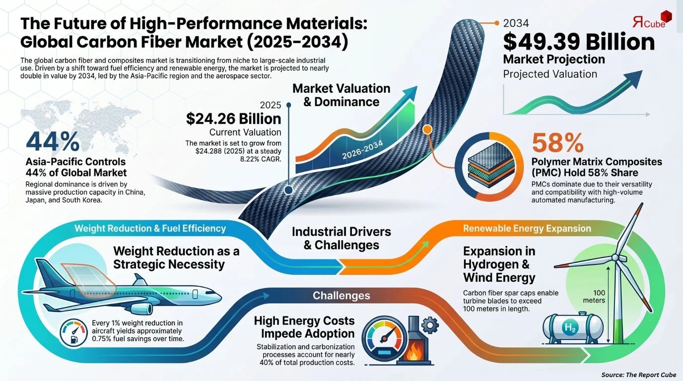 Global Carbon Fiber & Composites Market Report