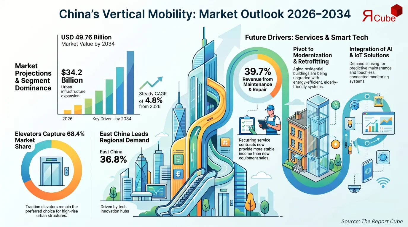 China elevators and escalators market size, share and key players