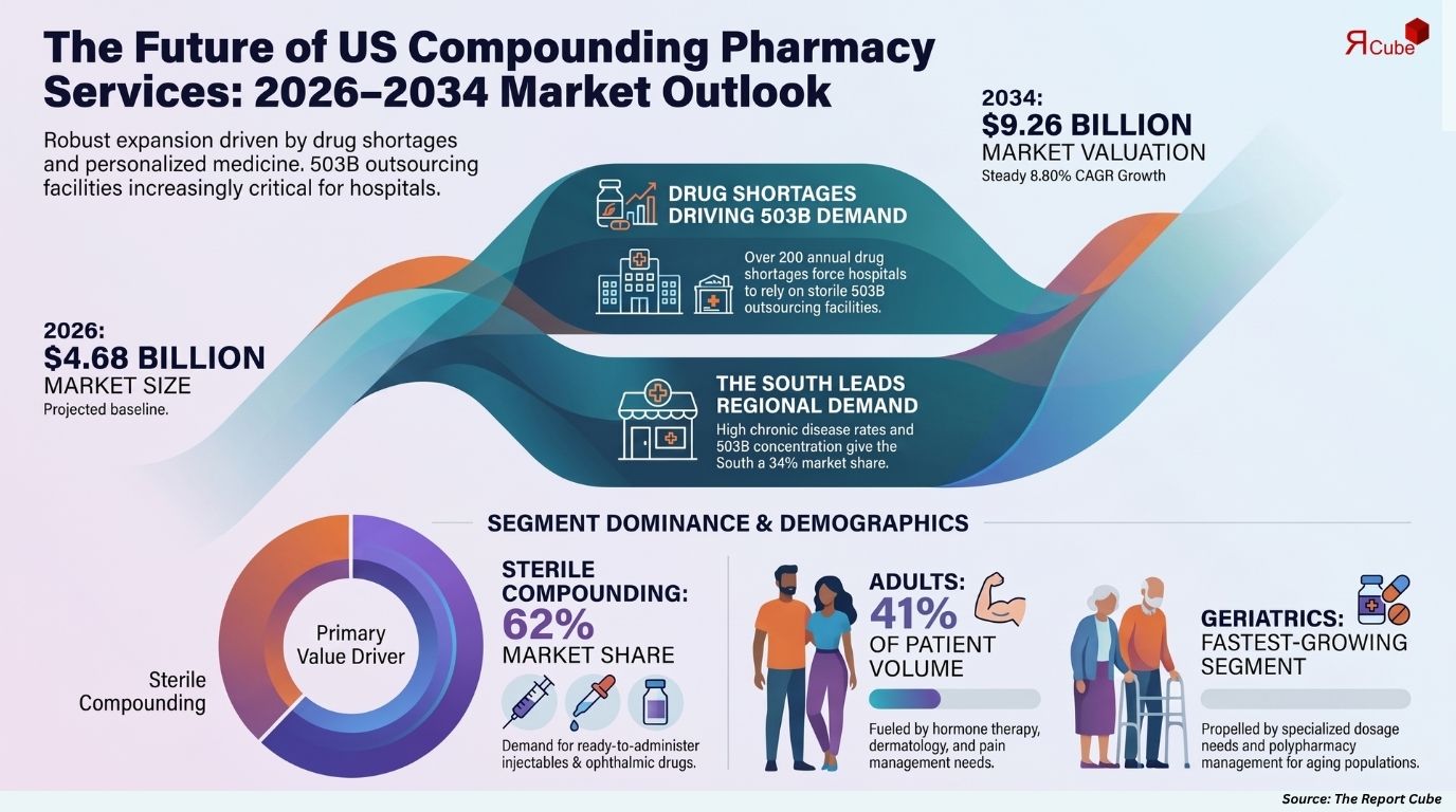 United States Compounding Pharmacy Services Market Size, Share, Trends & Forecast 2026-2034