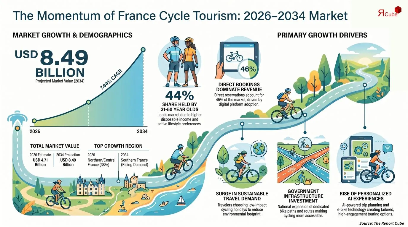 France Cycle Tourism Market Report and Forecast 2026-2034