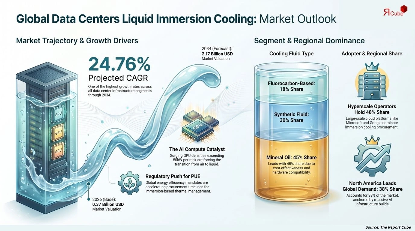 Global Data Centers Liquid Immersion Cooling Market Size