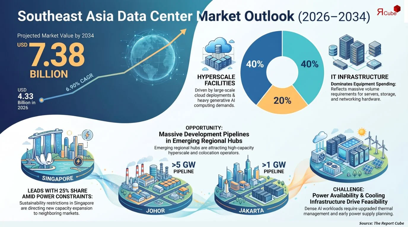Southeast Asia Data Center Market Size