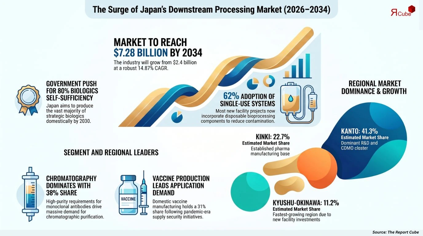 Japan Downstream Processing Market Report and Forecast 2026-2034