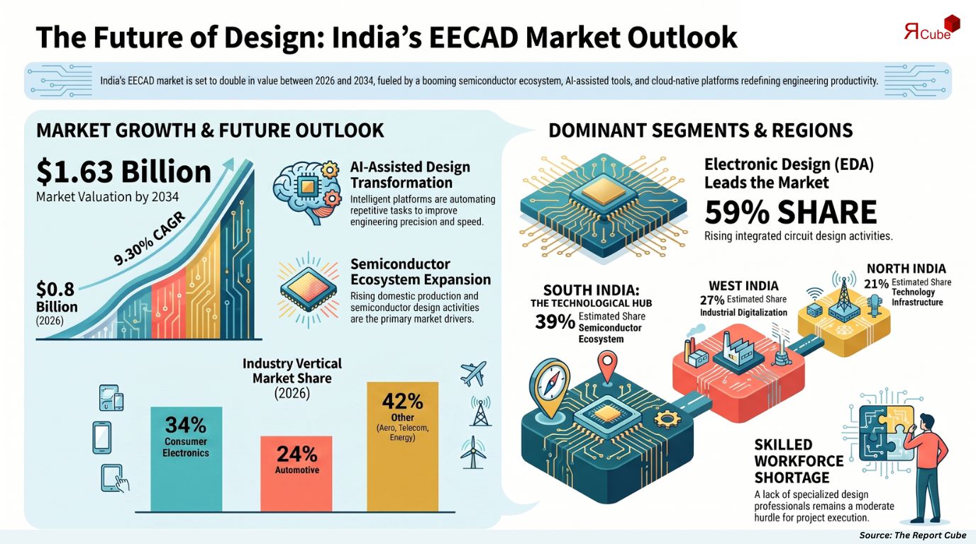 India Electrical Electronic Computer Aided Design Market Report and Forecast 2026-2034