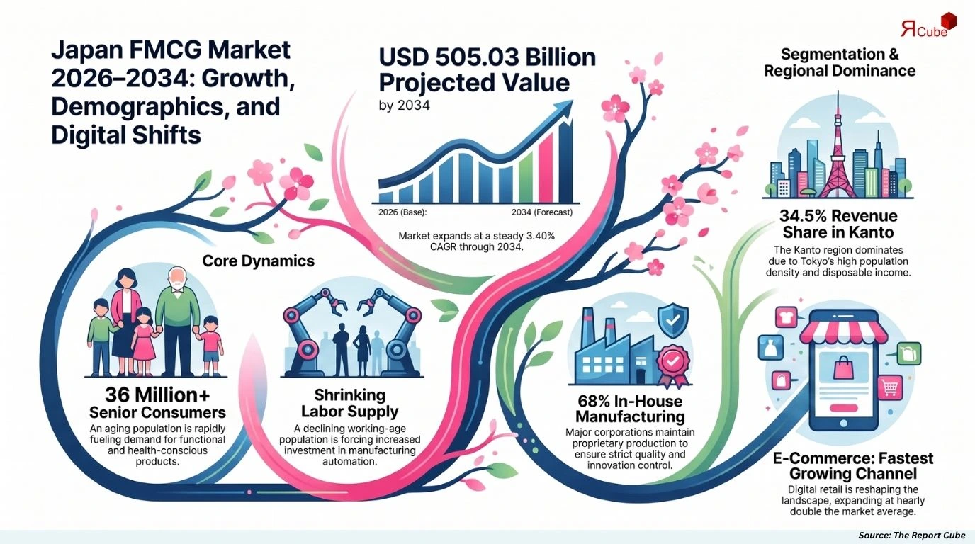 Japan FMCG Market Report and Forecast 2026-2034