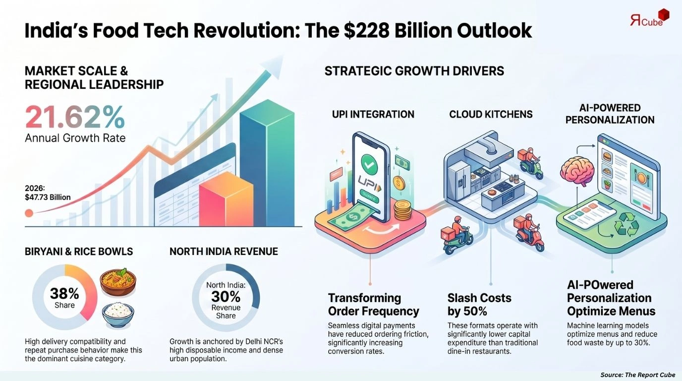 India Food Delivery Platform & Cloud Kitchen Market Report