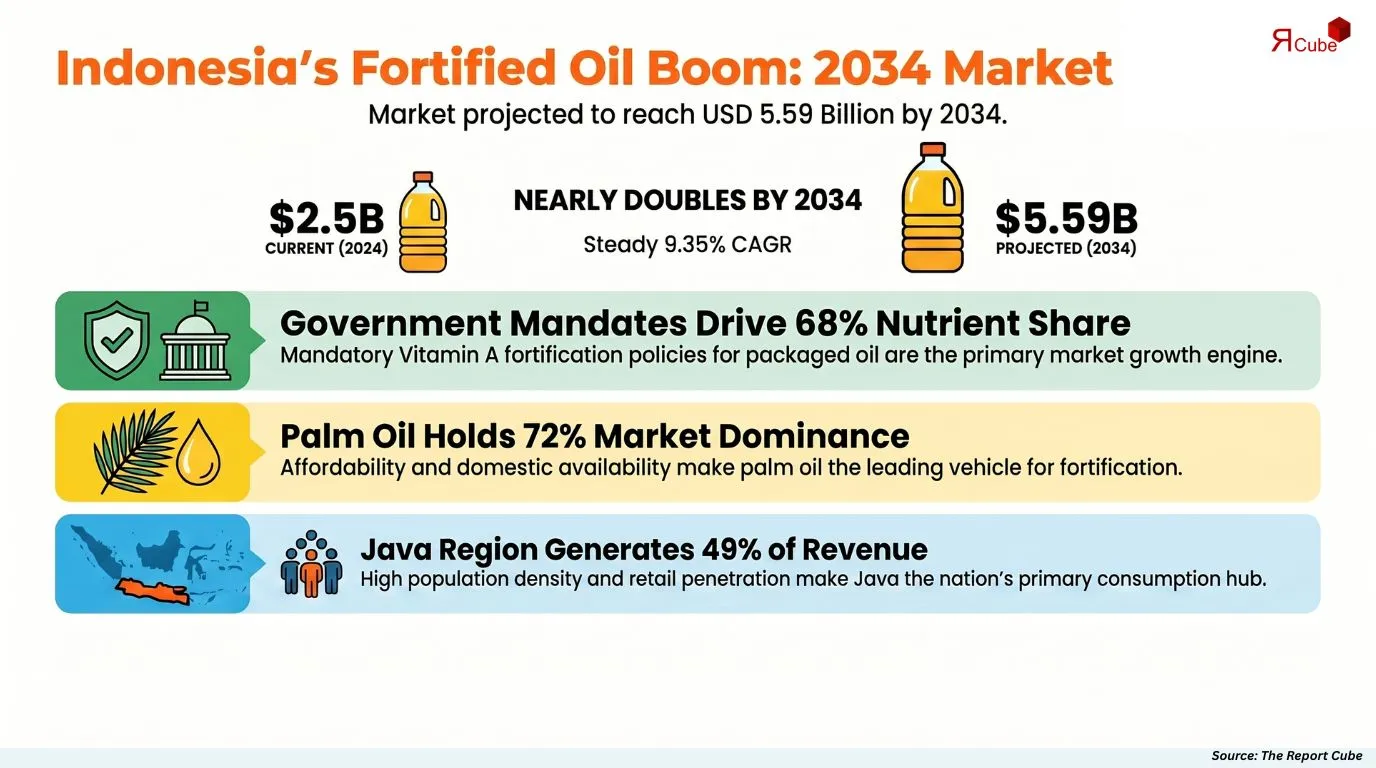 Indonesia Fortified Cooking Oil Market