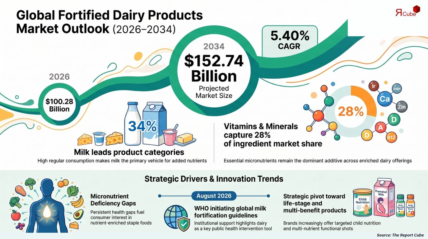 Global Fortified Dairy Products Market Size