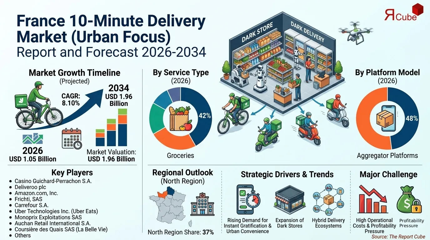 France 10-Minute Delivery Market Analysis, Size & Opportunities 2034