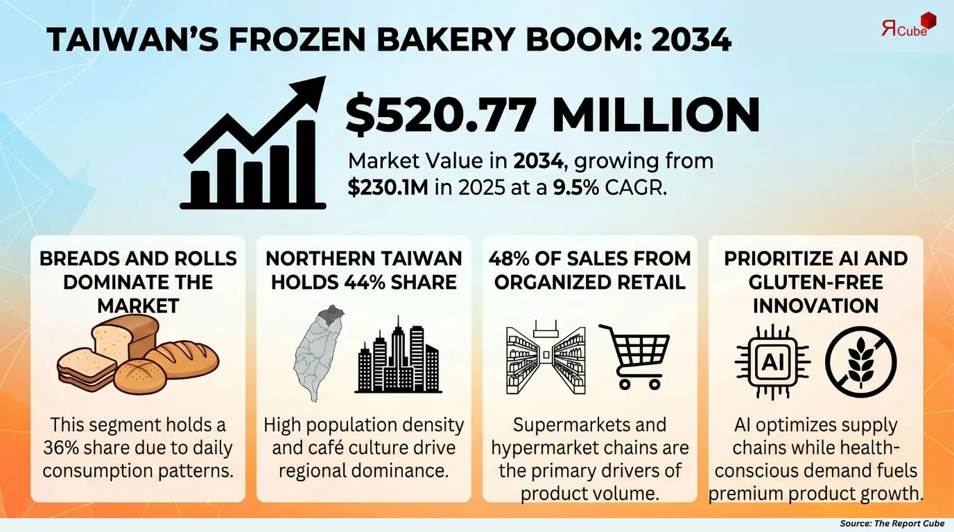 Taiwan Frozen Bakery Product Market Report