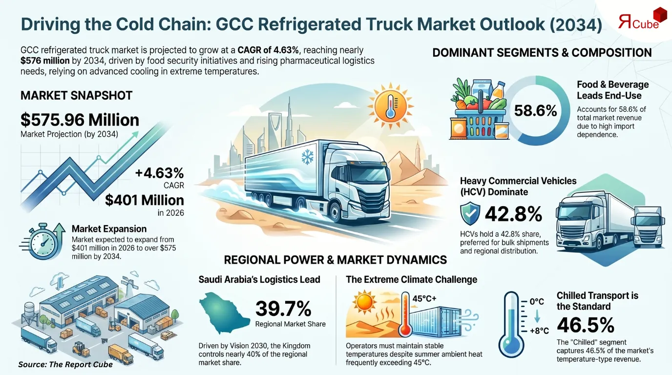 GCC Refrigerated Truck Market Report and Forecast 2026-2034