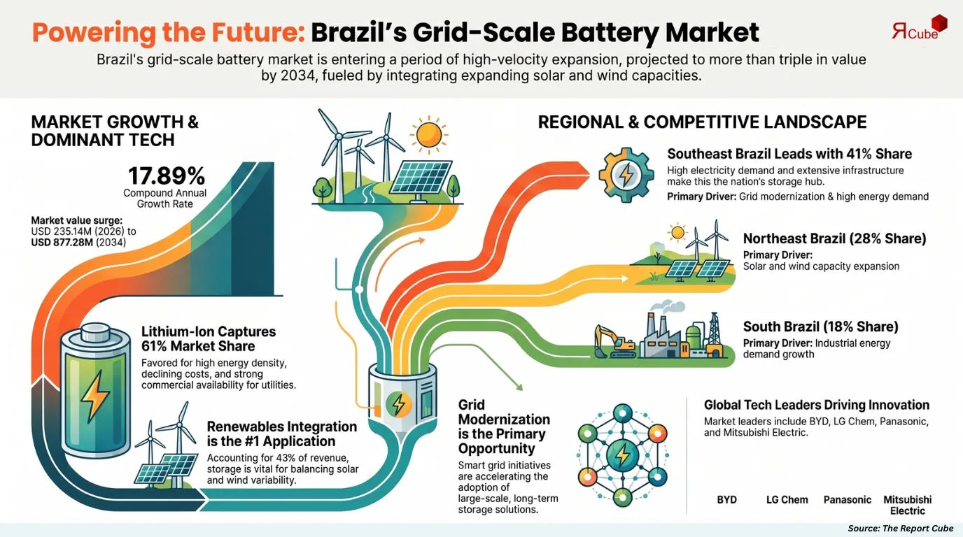 Brazil Grid-Scale Battery Market Report