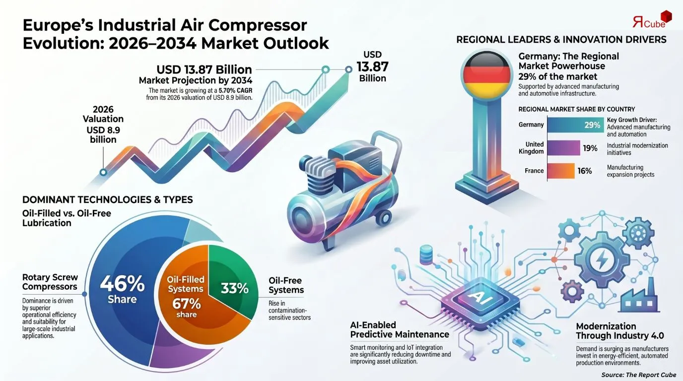 Europe Industrial Air Compressor Market Report