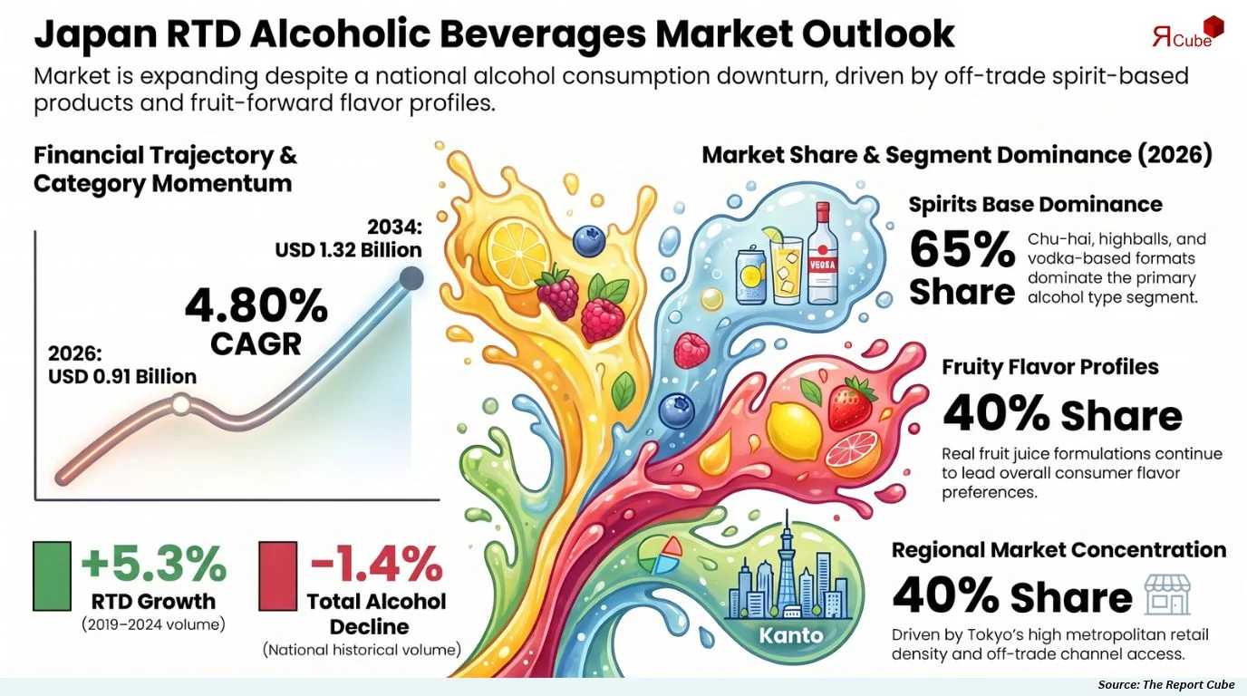 Japan RTD Alcoholic Beverages Market Size