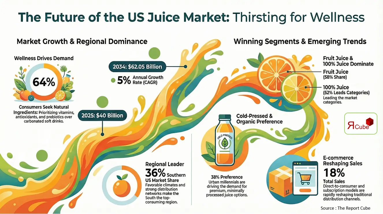 US Juice Market Report and Forecast 2026-2034