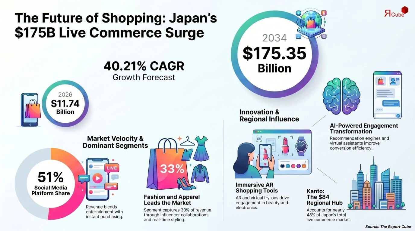 Japan Live Commerce Market Report and Forecast 2026-2034