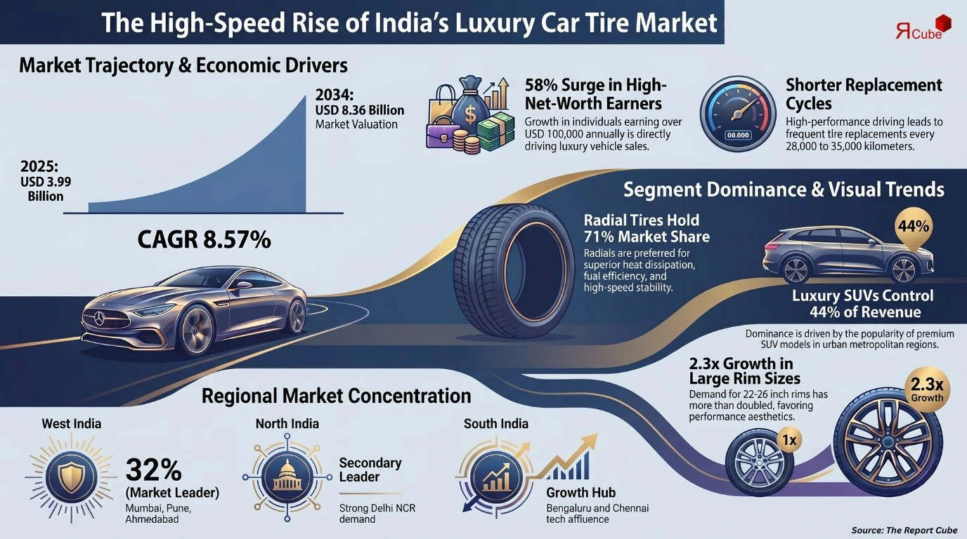 India Luxury Car Tire Market Report