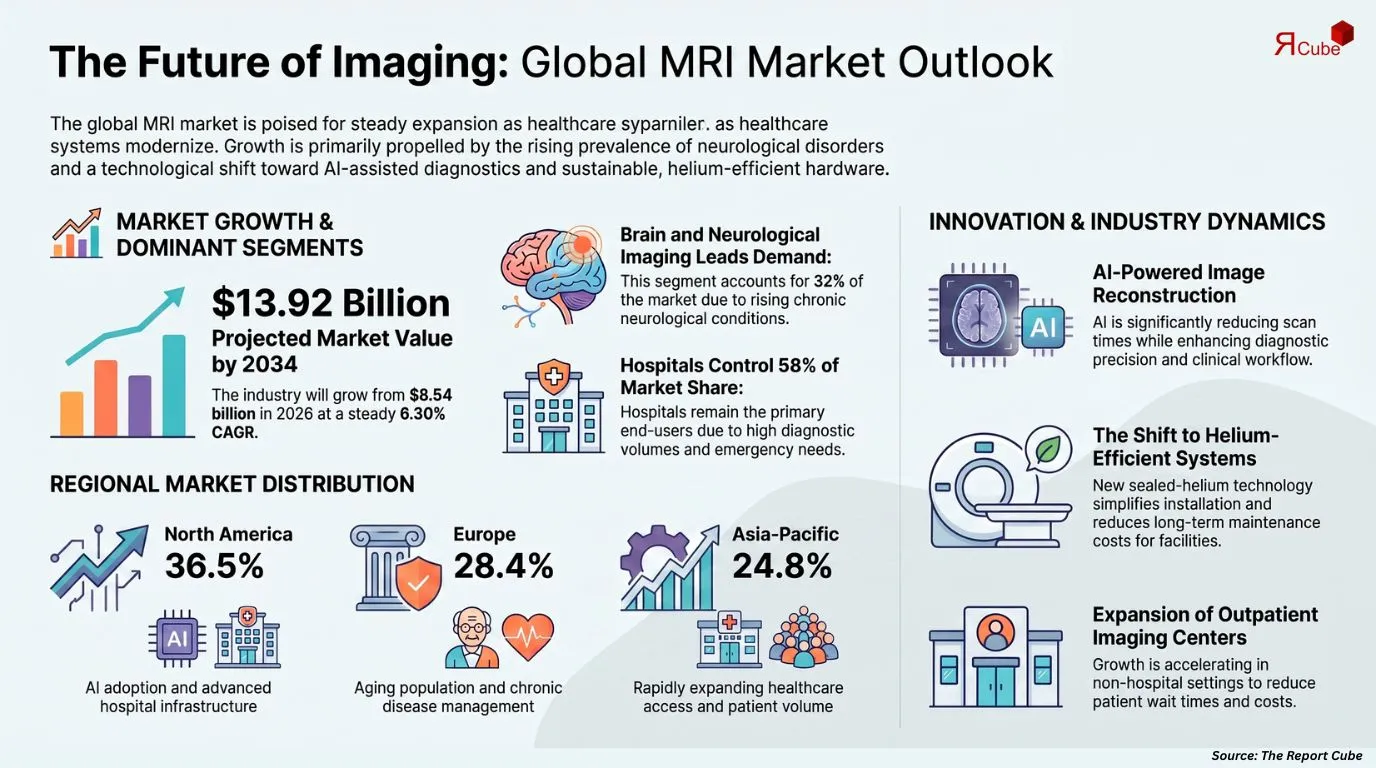 Global Magnetic Resonance Imaging Market Report and Forecast 2026-2034