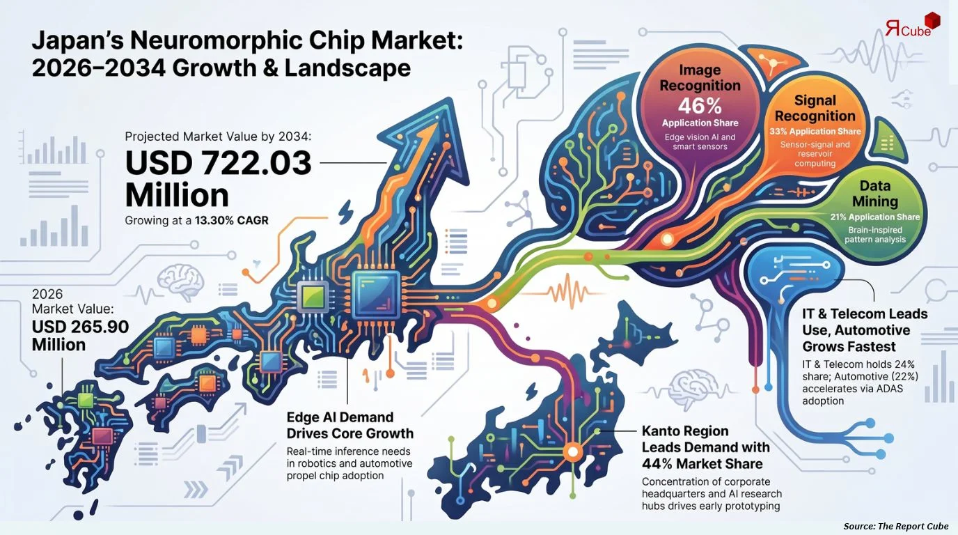 Japan Neuromorphic Chip Market Size, Share, Trends & Forecast 2026-2034