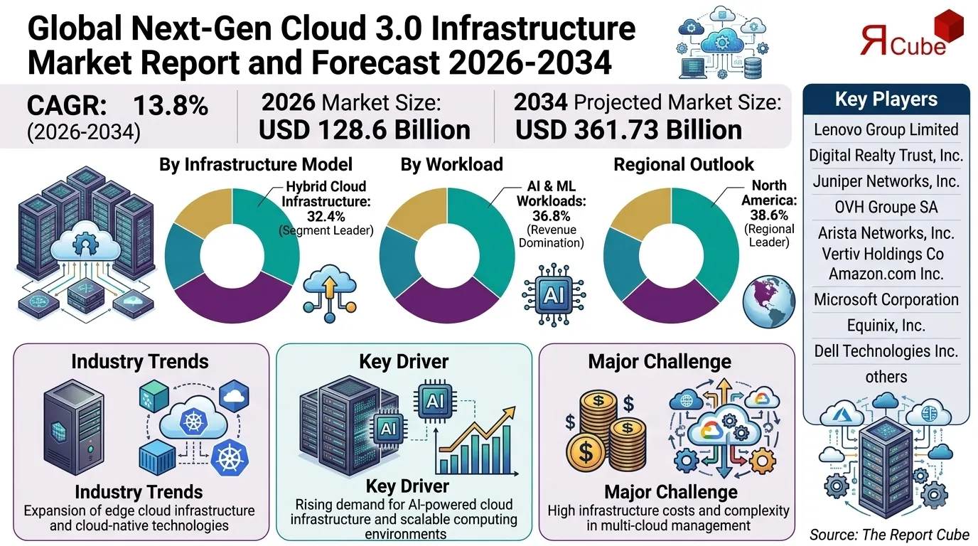 Global Next-Gen Cloud 3.0 Infrastructure Market Report and Forecast 2026-2034