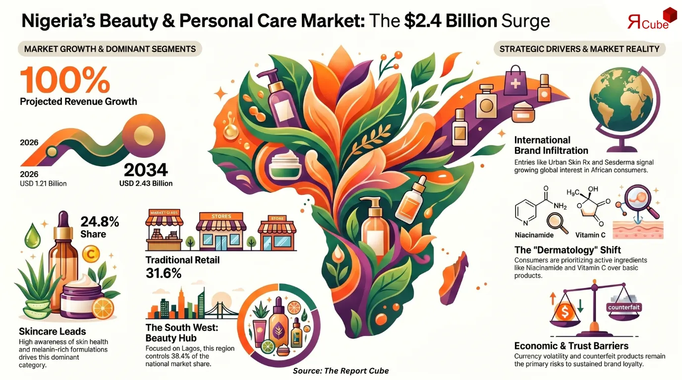 Nigeria Beauty & Personal Care Market Report and Forecast 2026-2034