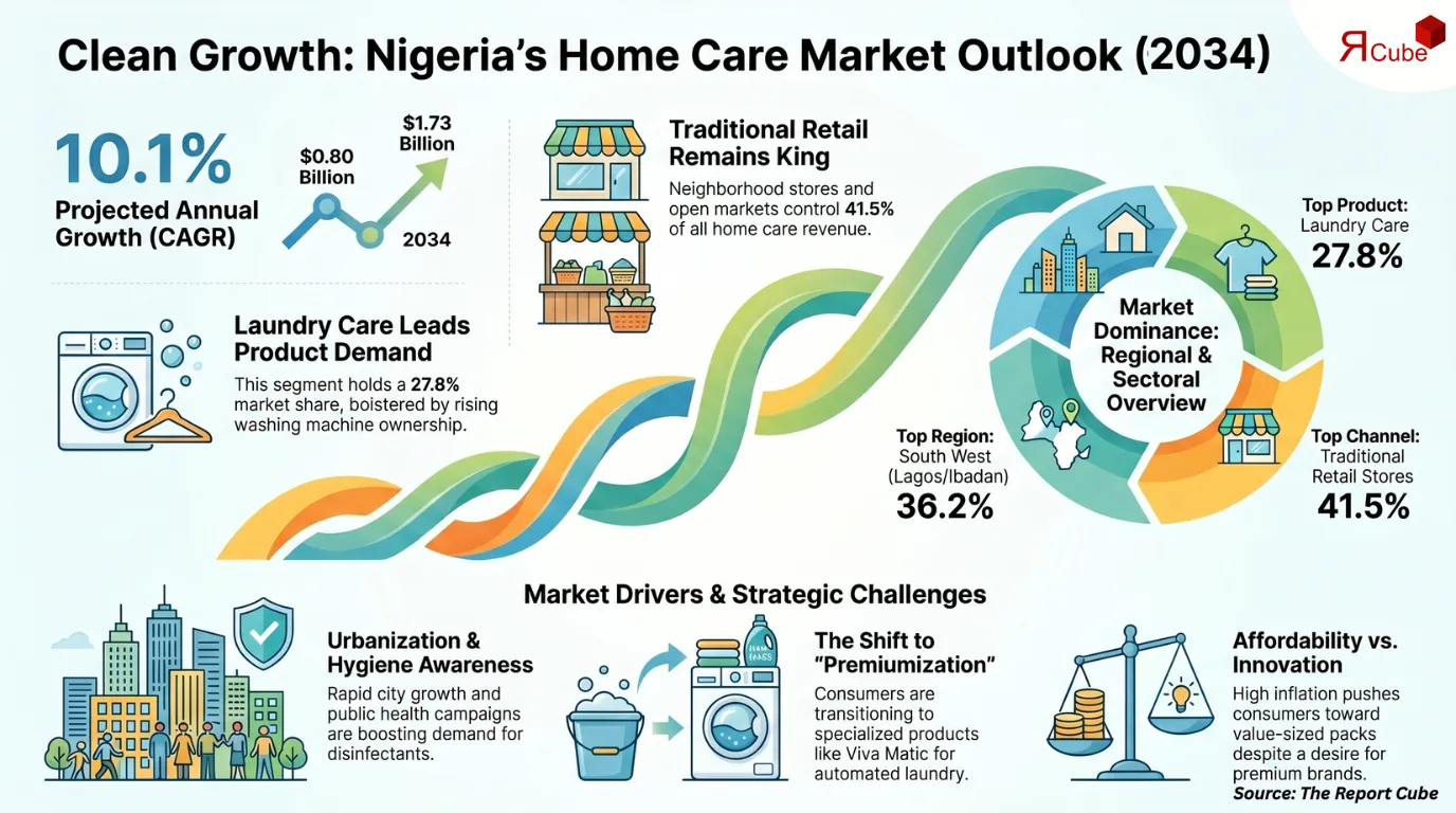 Nigeria Home Care Market Report and Forecast 2026-2034