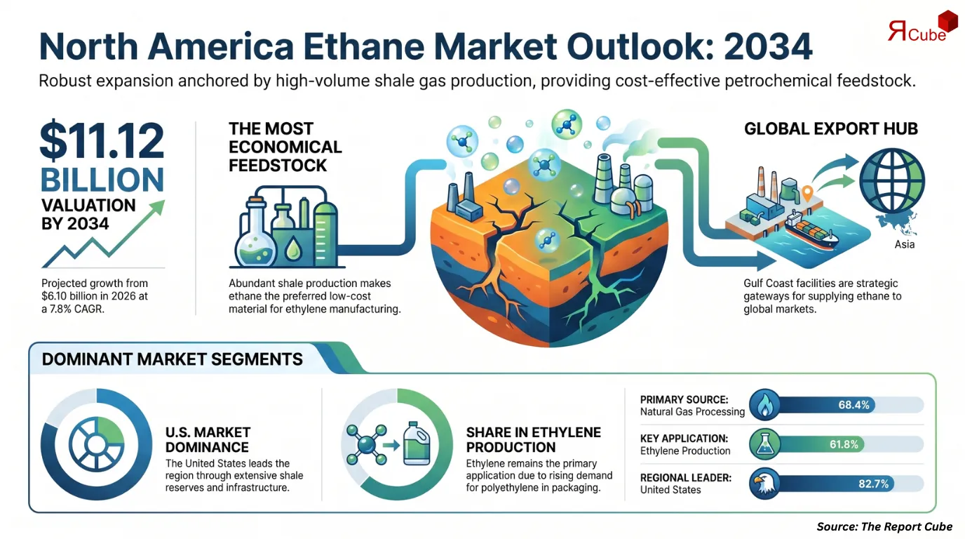 North America Ethane Market Report and Forecast 2026-2034