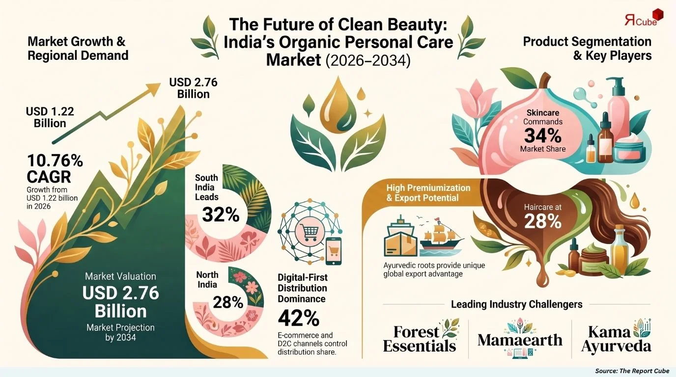 India Organic Personal Care Market Size