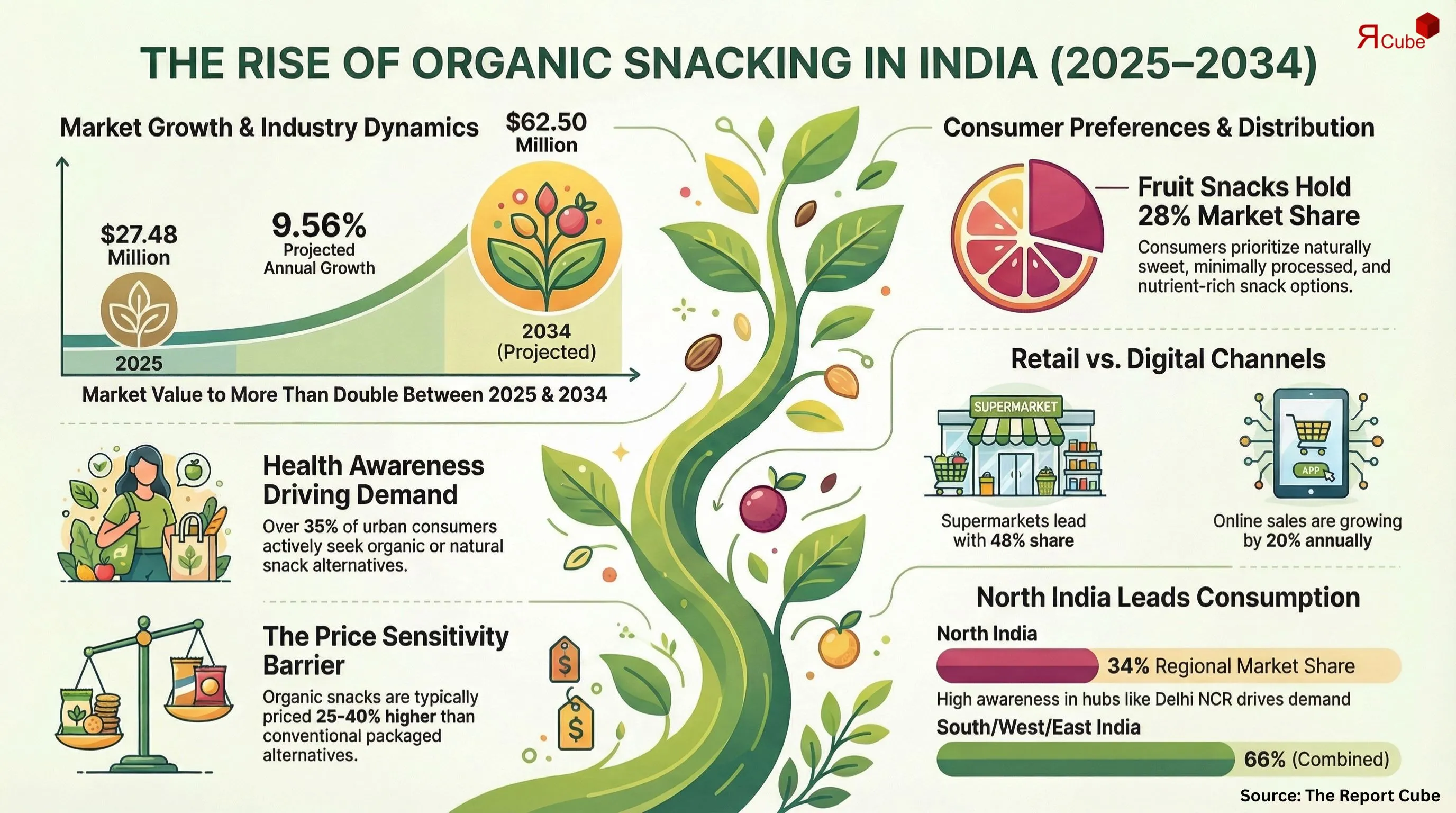 India Organic Snacks Industry Revenue Trends and Long-Term Forecast Outlook