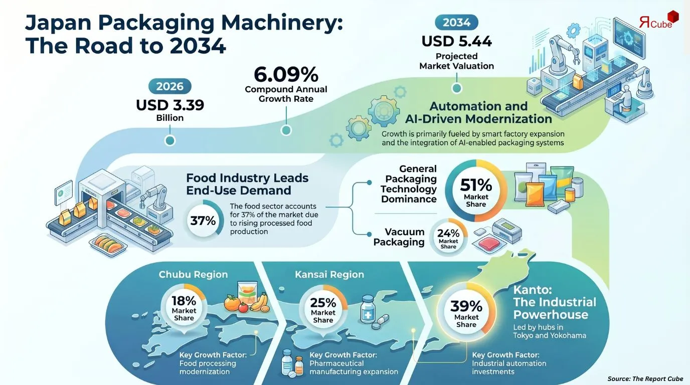 Japan Packaging Machinery Market Report and Forecast 2026-2034