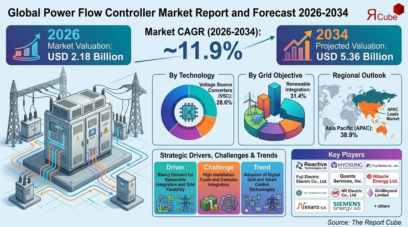 Global Power Flow Controller Market Report and Forecast 2026-2034