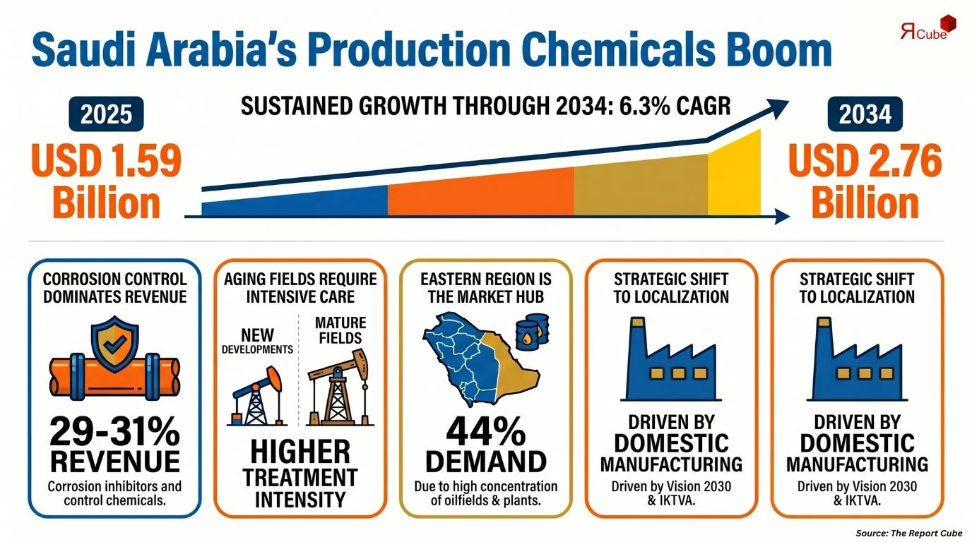 Saudi Arabia Production Chemicals Market Report