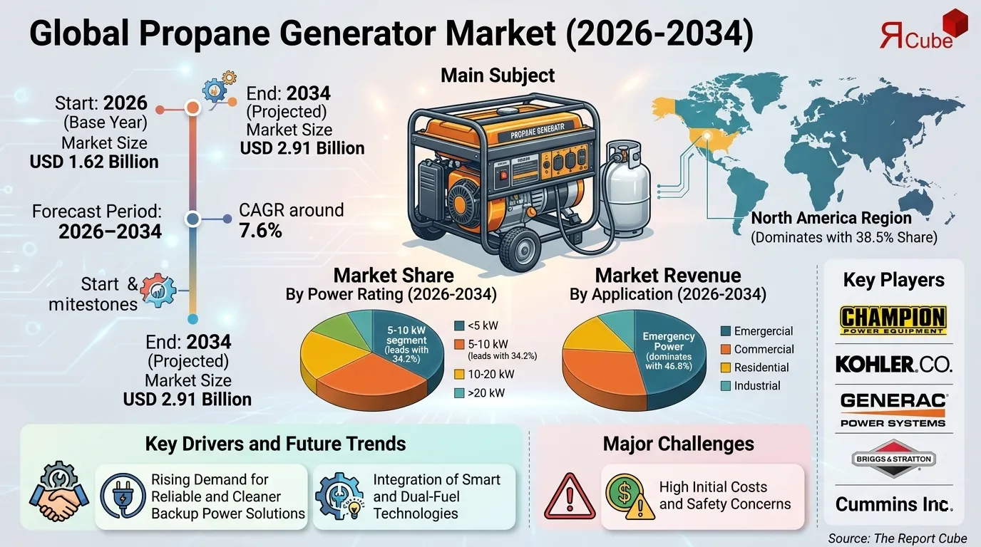 Propane Generator Market Revenue, Companies & Market Share