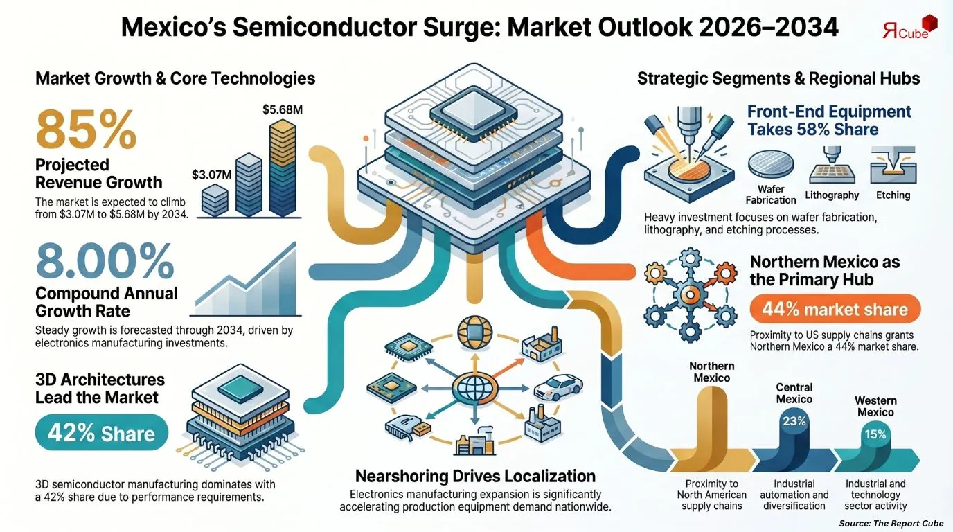 Mexico Semiconductor Production Equipment Market Report and Forecast 2026-2034