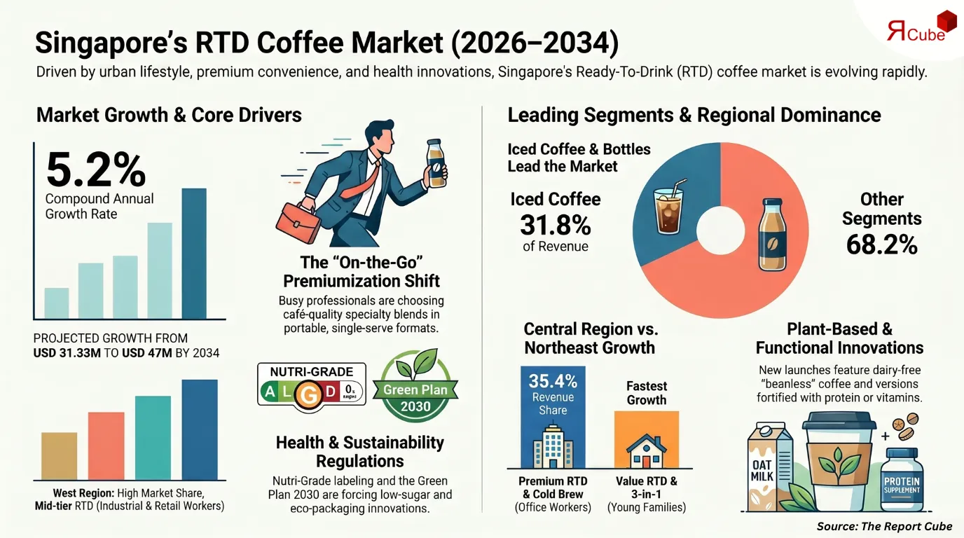 Singapore Ready-to-Drink Coffee Market Report and Forecast 2026-2034