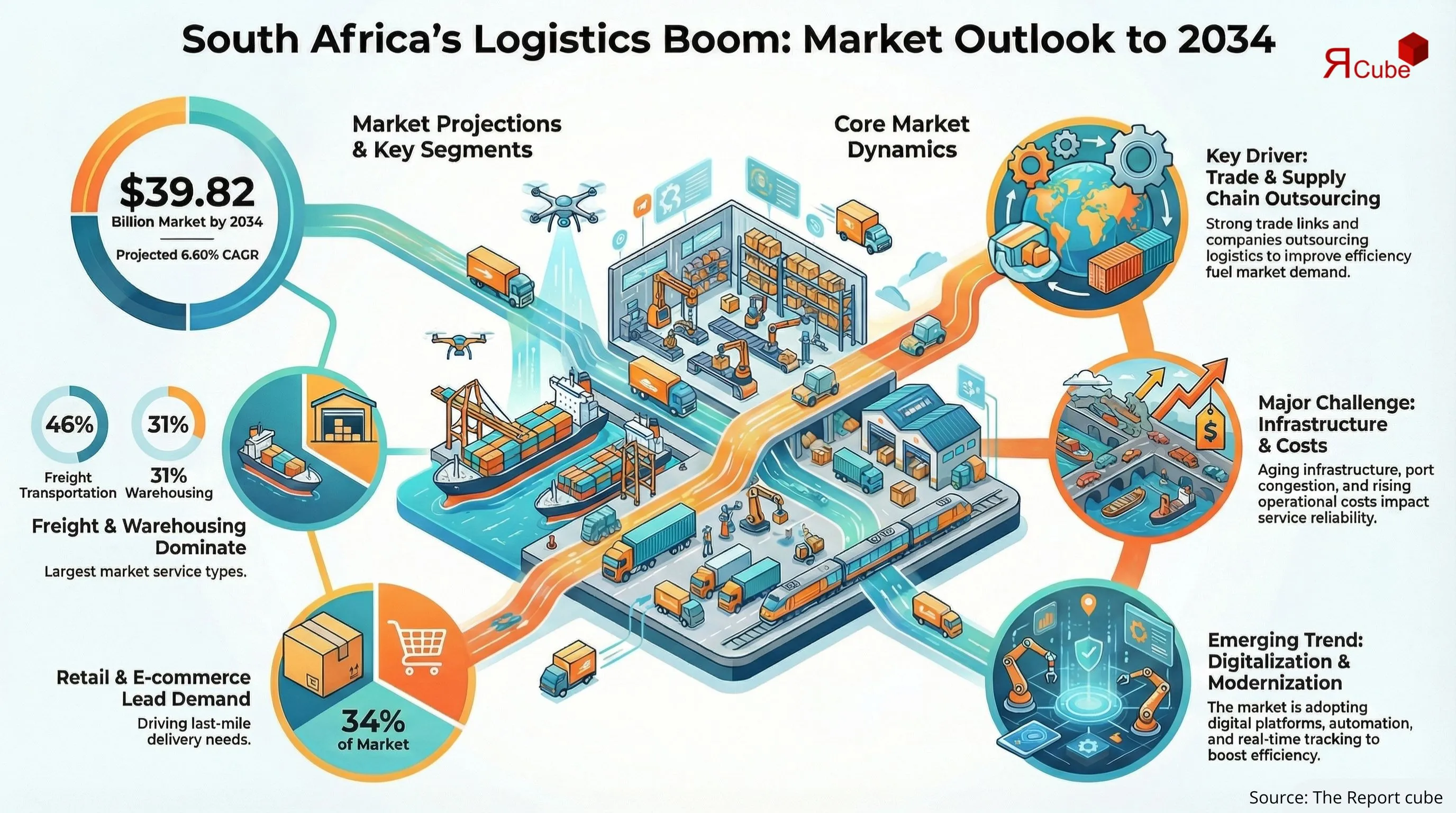 South Africa Logistics & Warehousing Market Report and Forecast 2026-2034