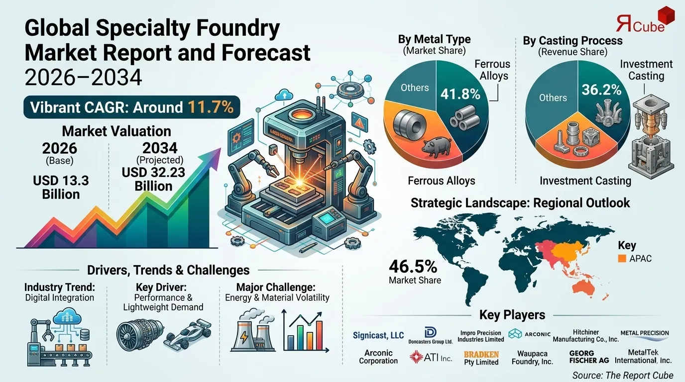 Global Specialty Foundry Market Report and Forecast 2026-2034