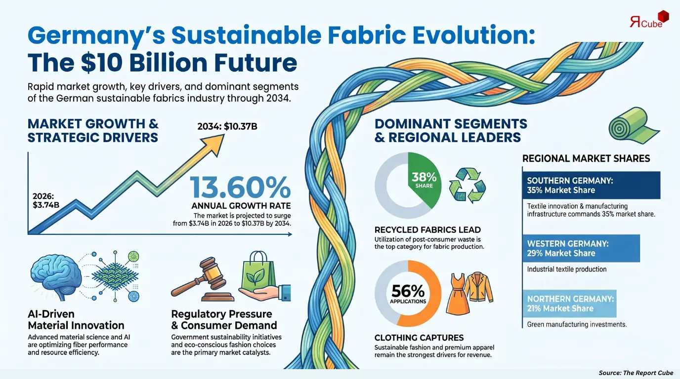Germany Sustainable Fabrics Market Report and Forecast 2026-2034