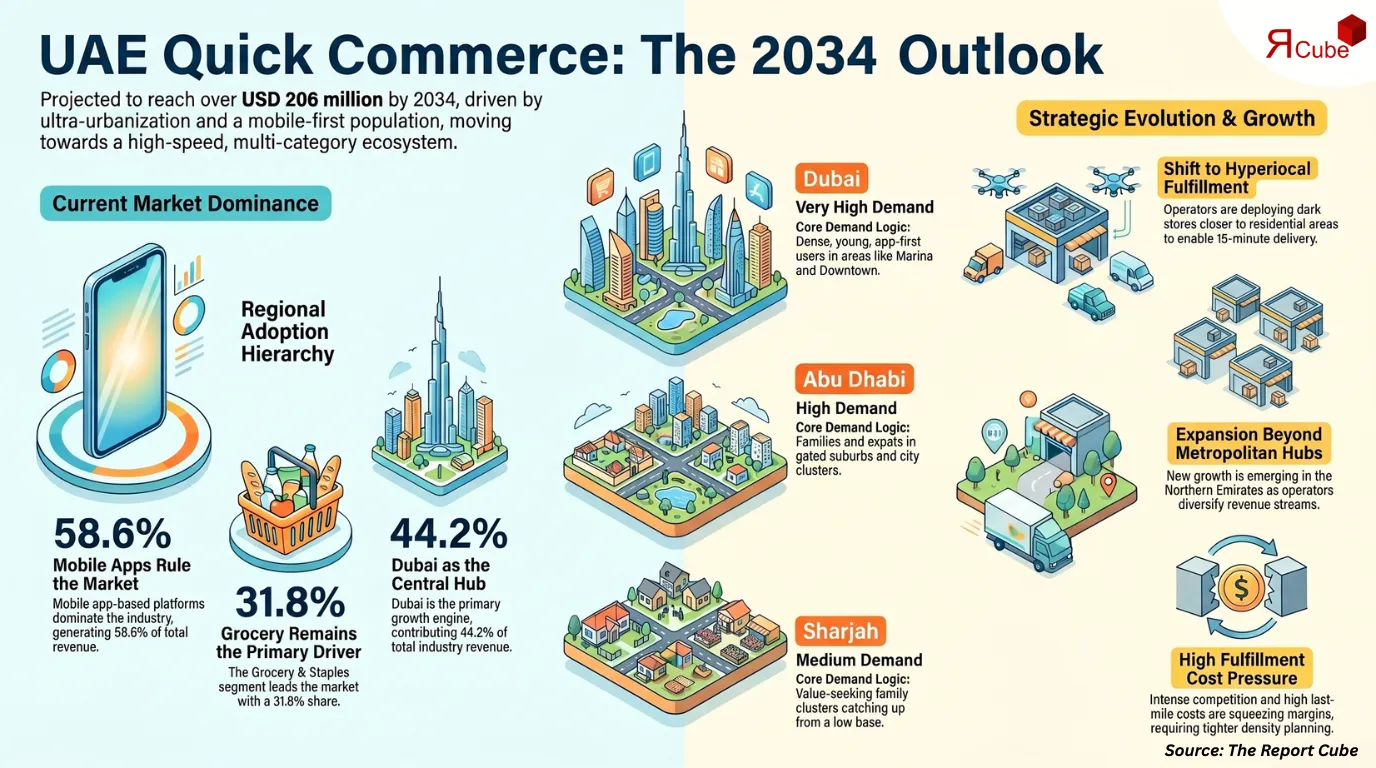 UAE Quick Commerce Market Report and Forecast 2026-2034