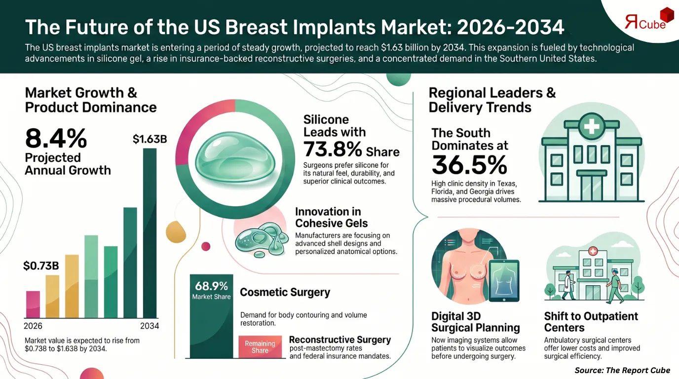 US Breast Implants Market Report and Forecast 2026-2034