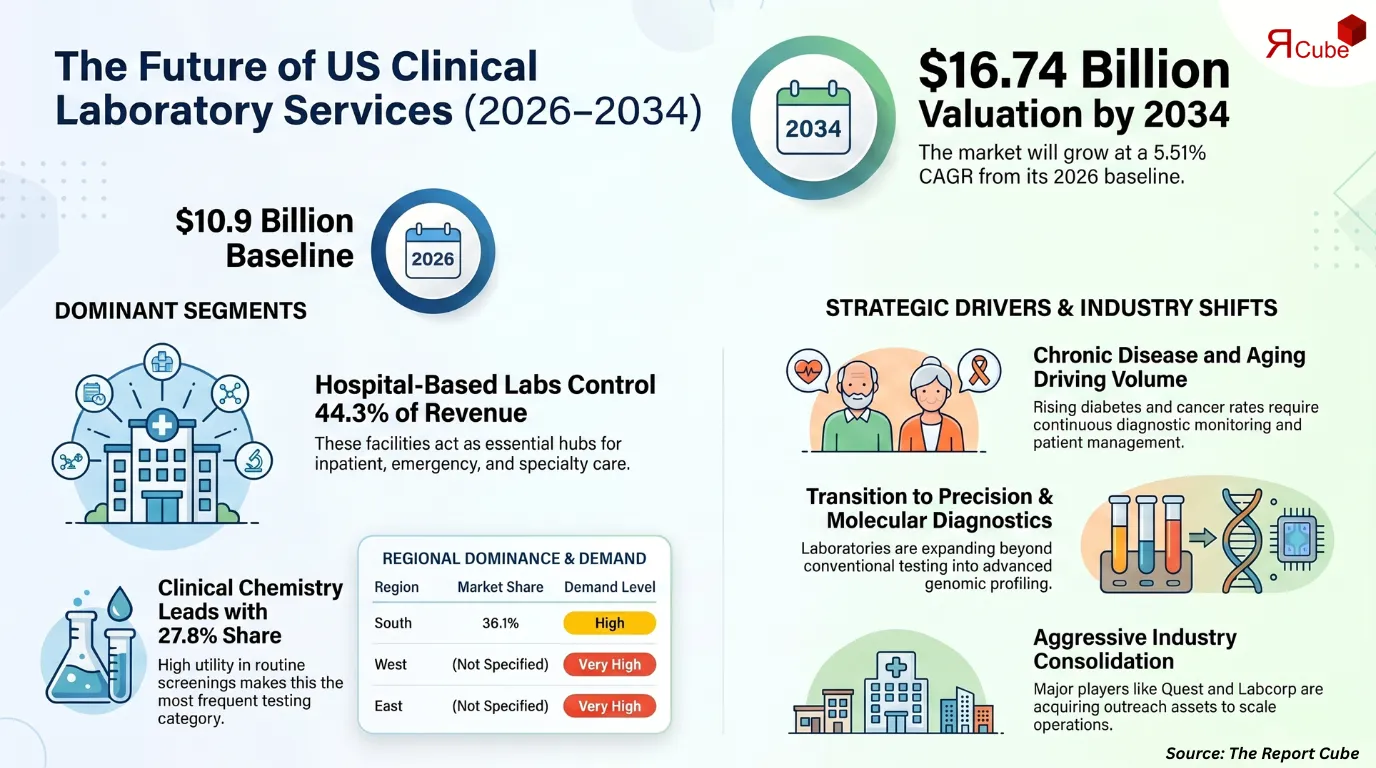 United States Clinical Laboratory Services Market Report and Forecast 2026-2034