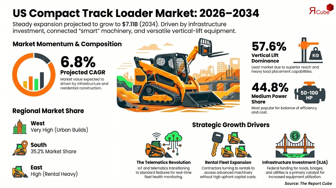 U.S. Compact Track Loader Market Report and Forecast 2026-2034